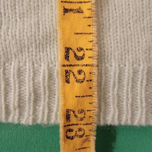 Ann Taylor Rhinestone Beaded Mint Green Sweater, Wool blend, Size XS, NWT - Picture 9 of 14